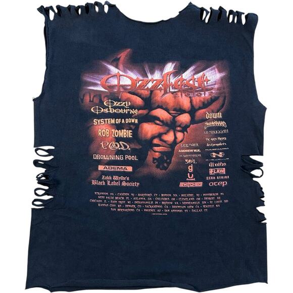 Ozzfest 2002 Vintage Custom Tank Top - Picture 2 of 3